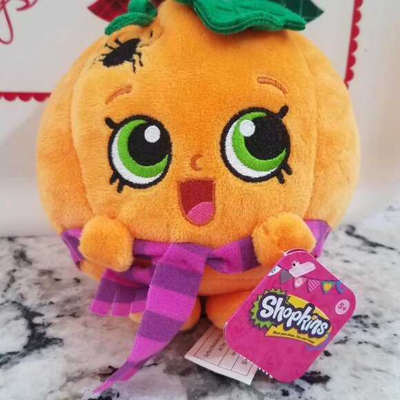 NWT RARE Shopkins Pumpkin Plush (Pumpkinella) - Picture 8 of 8